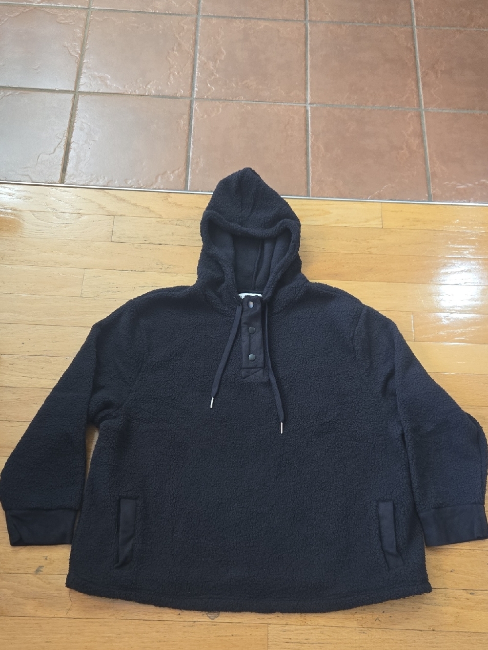 Koolaburra Black Sherpa Hoodie by UGG
